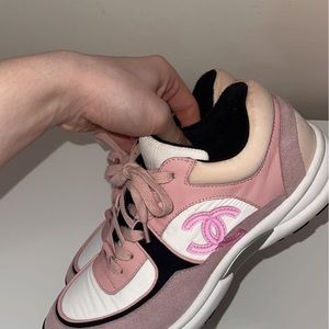 Chanel sneakers women pink